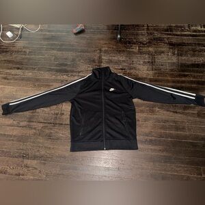 Men’s Black Nike track jacket. Size M